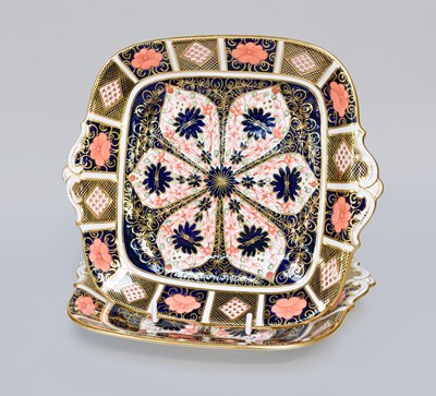 Lot 10 - A Pair of Royal Crown Derby Imari Porcelain...
