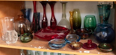 Lot 49 - A Collection of 1960s and Later Studio Glass,...