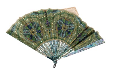 Lot 2006 - Circa 1930 Stylish Egyptian Revival Blue...