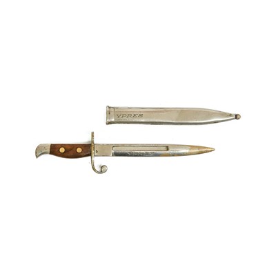 Lot 177 - A Scarce First World War Silver Plated...