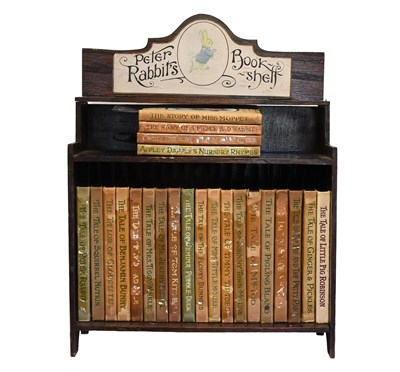 Lot 2032 - Potter (Beatrix). Peter Rabbit's Book-shelf,...