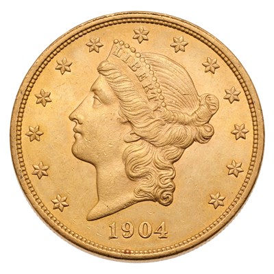 Lot 378 - USA, Twenty Dollars 1904, Philadelphia mint,...