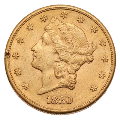 Lot 371 - USA, Twenty Dollars 1880S, San Francisco mint,...