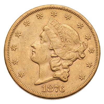 Lot 367 - USA, Twenty Dollars 1876S, San Francisco Mint,...