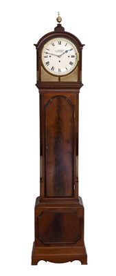 Lot 307 - A Good Mahogany Chiming Longcase Clock, signed...