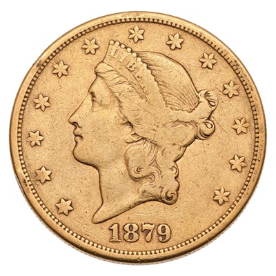 Lot 370 - USA, Twenty Dollars 1879S, San Francisco mint,...