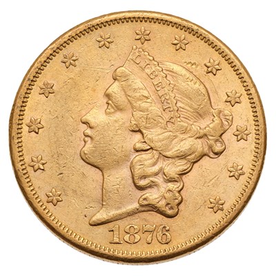 Lot 365 - USA, Twenty Dollars 1876S, San Francisco mint,...