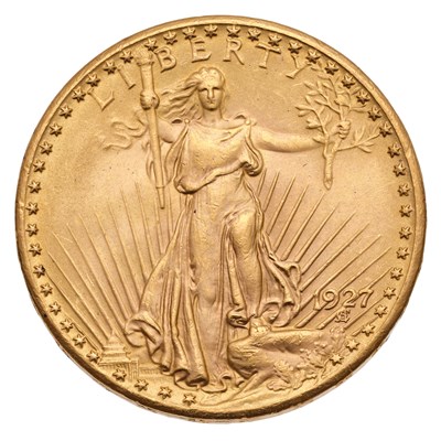 Lot 381 - USA, Twenty Dollars 1927, Philadelphia mint,...