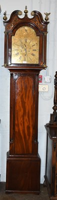 Lot 1382 - A Mahogany Eight Day Longcase Clock, signed...