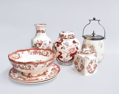 Lot 98 - A Collection of Masons Mandalay Pottery,...
