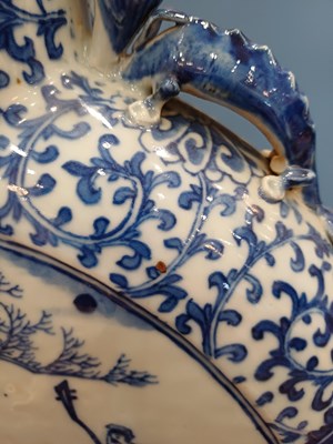 Lot 18 - A Chinese Porcelain Moon Flask, 19th century,...