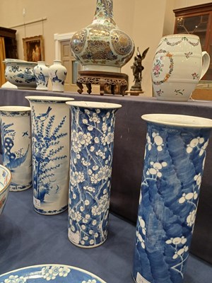 Lot 19 - A Chinese Porcelain Sleeve Vase, Kangxi reign...