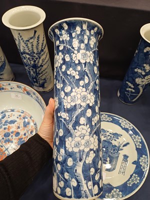 Lot 19 - A Chinese Porcelain Sleeve Vase, Kangxi reign...