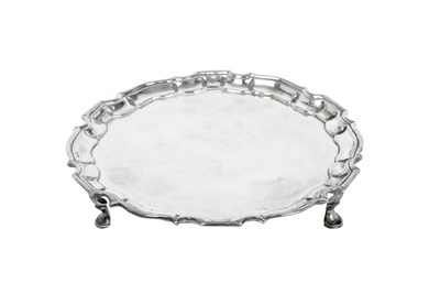 Lot A Colonial Silver Waiter