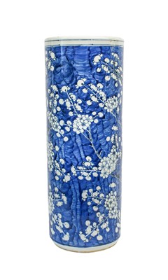 Lot 20 - A Chinese Porcelain Stick Stand, late...