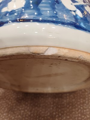 Lot 20 - A Chinese Porcelain Stick Stand, late...