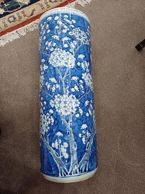 Lot 20 - A Chinese Porcelain Stick Stand, late...