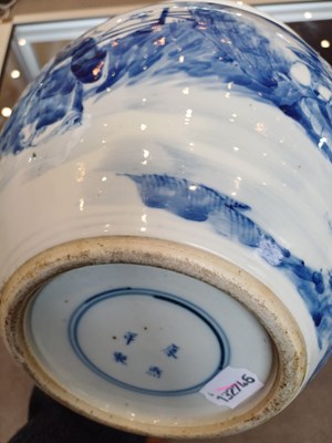 Lot 21 - A Chinese Porcelain Jardiniere, Kangxi reign...