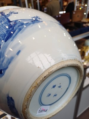 Lot 21 - A Chinese Porcelain Jardiniere, Kangxi reign...