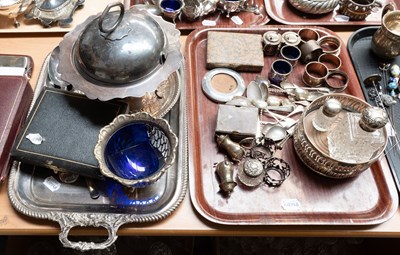 Lot 144 - A Collection of Assorted Silver and Silver...