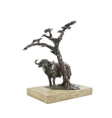 Lot 293 - Hamish Mackie (b.1973): A Bronze Cape Buffalo,...
