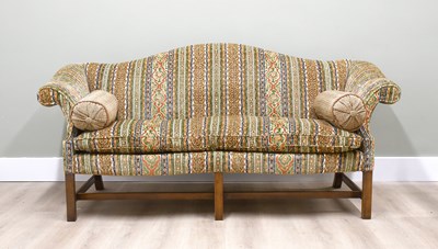 Lot 381 - A George III-Style Feather-Filled Two-Seater...