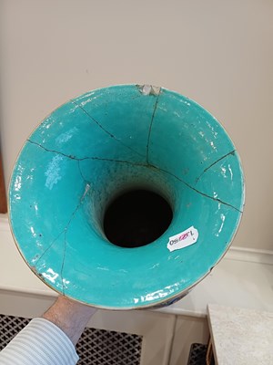 Lot 40 - A Pair of Cantonese Porcelain Vases, mid 19th...