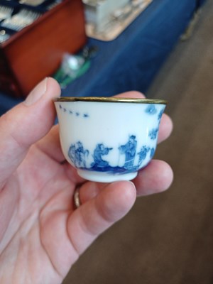 Lot 5 - A Chinese Porcelain Wine Cup, 18th century,...