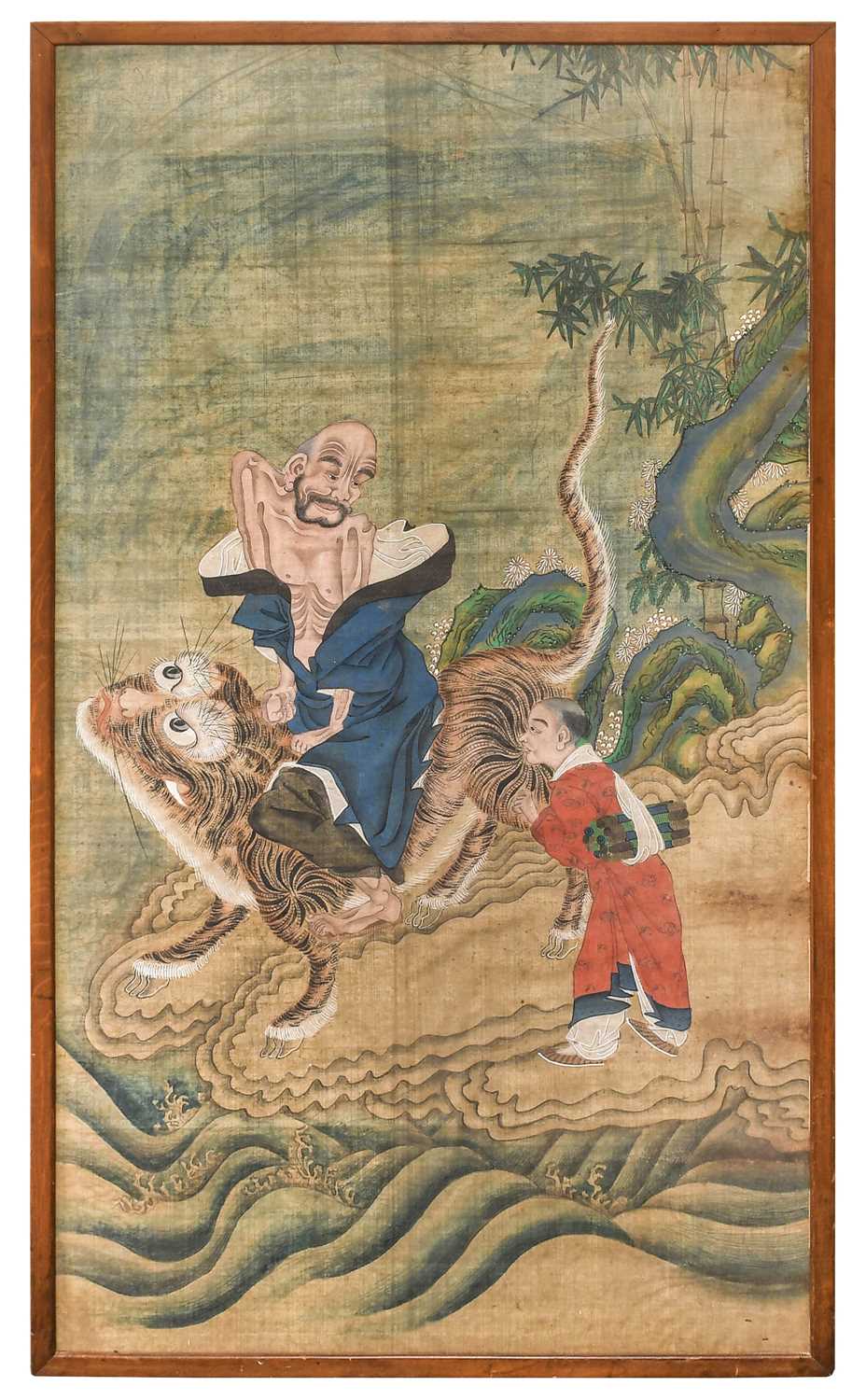 Lot 85 - Chinese School (19th century) Study of lohan...