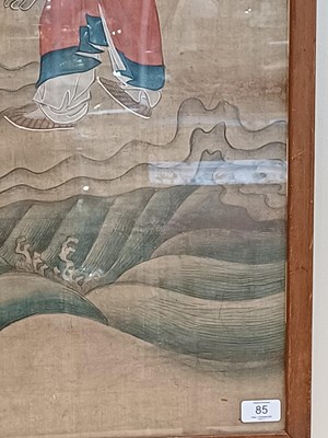 Lot 85 - Chinese School (19th century) Study of lohan...