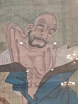 Lot 85 - Chinese School (19th century) Study of lohan...