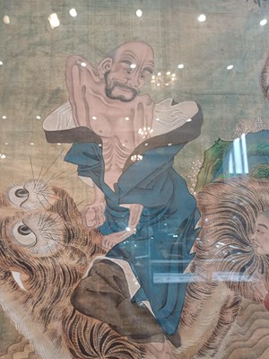 Lot 85 - Chinese School (19th century) Study of lohan...