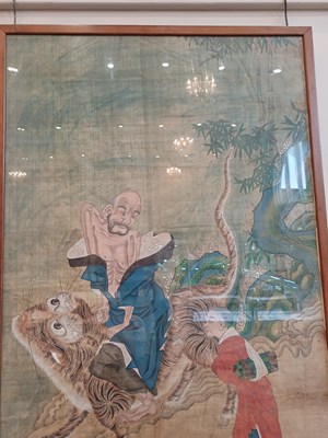 Lot 85 - Chinese School (19th century) Study of lohan...