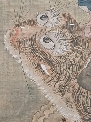 Lot 85 - Chinese School (19th century) Study of lohan...