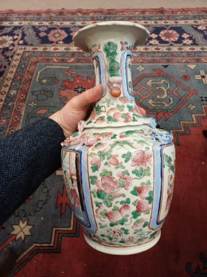 Lot 41 - A Cantonese Porcelain Vase, mid-19th century,...