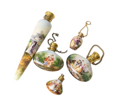 Lot 142 - A German Porcelain Scent Bottle, late 19th...