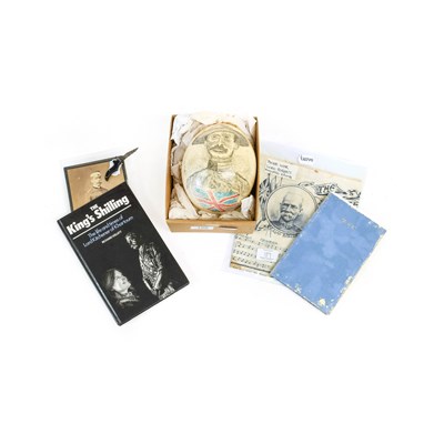 Lot 189 - A Boer War Ostrich Egg, decorated en grisaille...