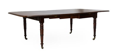 Lot 393 - A Regency Mahogany and Ebony-Strung Extending...