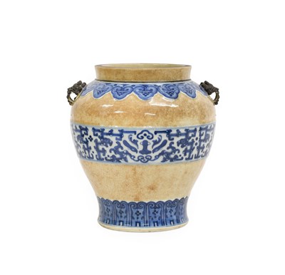 Lot 23 - A Chinese Porcelain Vase, late 19th century,...