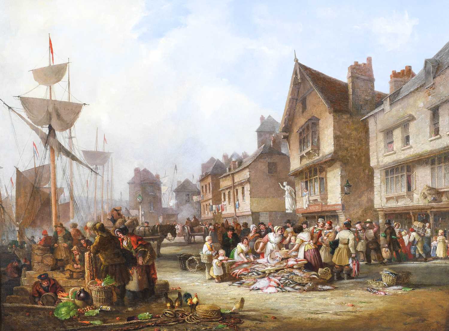 Lot 1075 - Henry Perlee Parker HRSA (1785-1873) "The Old...