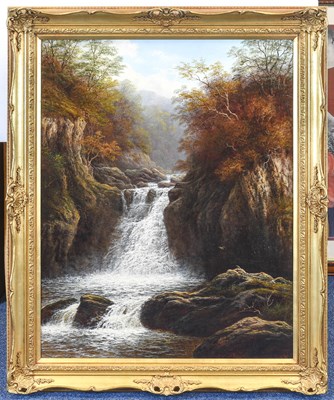 Lot 1052 - William Mellor (1851-1931) Rapid Falls,...