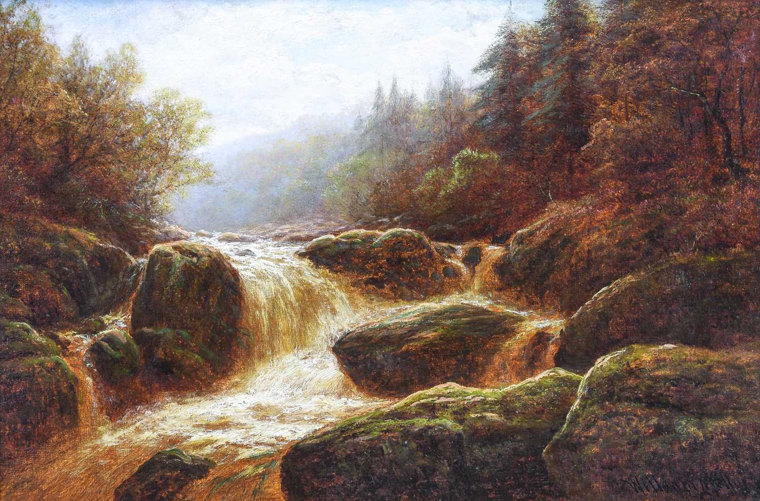 Lot 1053 - William Mellor (1851-1931) "Falls on the...