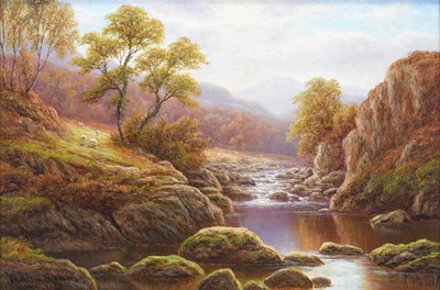 Lot 1053 - William Mellor (1851-1931) "Falls on the...