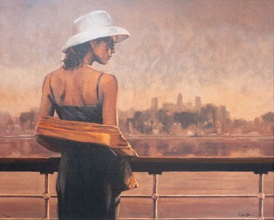 Lot 1151 - After Mark Spain (b.1962) Elegant lady in a...