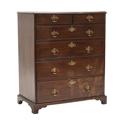 Lot 626 - A George III Mahogany Straight-Front Chest of...