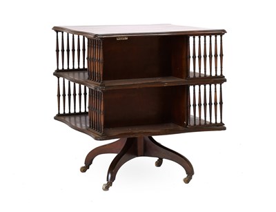 Lot 425 - Howard & Sons: A Victorian Mahogany Revolving...