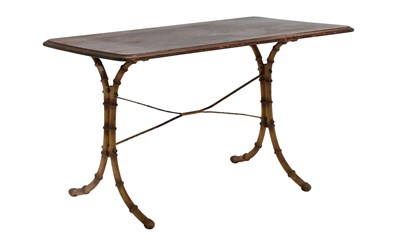 Lot 563 - A Victorian Cast Iron Pub Table, late 19th...