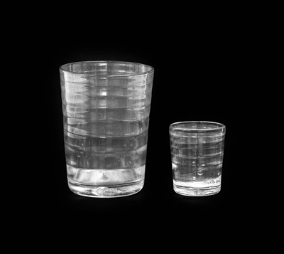 Lot 155 - A Large "Lynn" Glass Tumbler, circa 1760, of...