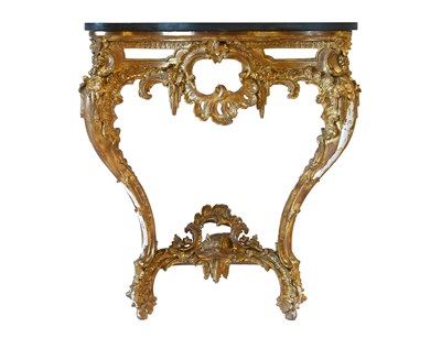 Lot 643 - A George II-Style Carved Giltwood and Gesso...
