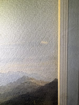 Lot 1019 - John Varley OWS (1778-1842) "Bala Lake, North...